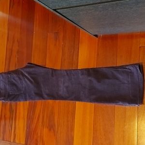 Grape Corduroy pants, size 6. Vintage